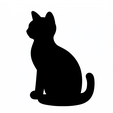 cat.png Niedliche Tierausstechformen STL Pack 1