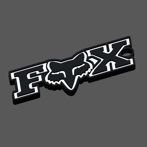 FOX key rings 3D model