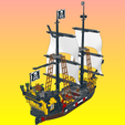 Шаблон-04.png NotLego Lego Pirate Ship Model 308