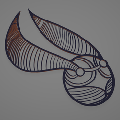Golden-snitch.png Fichier STL Le Vif d'or・Design à télécharger et à imprimer en 3D