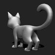 8.jpeg Gato dos desenhos animados para impressão 3D Modelo de impressão 3D