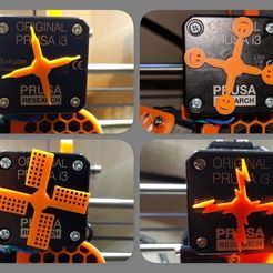 8a3a7cdc3f450d79b5723850e0d4b9b1_display_large.jpg Archivo STL gratis Indicador de rotación del motor NEMA (extrusora) (Prusa MK2(S)/MK2.5/MK3/MMU2)・Plan de la impresora 3D para descargar
