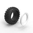 50.jpg Diecast military KRAZ Whitewall tire VID-201 Scale 1 to 25