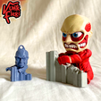 wegerw.png Attack On Titan Colossal Titan Flexi Print-In-Place + figure & keychain