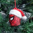 20221204_113704.jpg Spiderman Christmas ornament