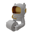 Paper0002.png Astronaut Paper Holder Toilet