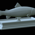 Rainbow-trout-statue-36.png fish rainbow trout / Oncorhynchus mykiss open mouth statue detailed texture for 3d printing