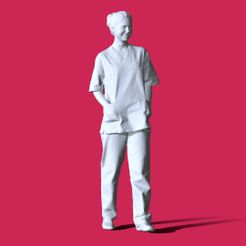 m_00000.jpg OBJ file Miniature Pose Character C134・3D printing model to download, Characters