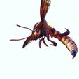 08.jpg DOWNLOAD BEE 3D MODEL - ANIMATED - INSECT Raptor Linheraptor MICRO BEE FLYING - POKÉMON - DRAGON - Grasshopper - OBJ - FBX - 3D PRINTING - 3D PROJECT - GAME READY-3DSMAX-C4D-MAYA-BLENDER-UNITY-UNREAL - DINOSAUR -
