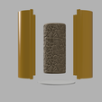 SSSS.png Stone textured candle mould