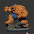 02.jpg Fichier STL La chose de haute qualité - Les quatre fantastiques - Marvel Comic・Plan pour imprimante 3D à télécharger