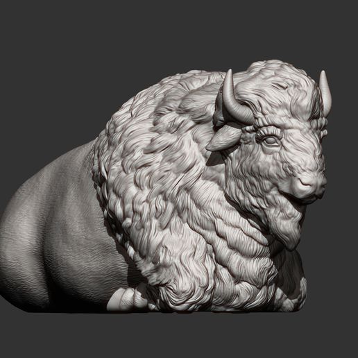 bison7.jpg Bison 3D-Druckmodell