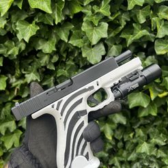 UNW airsoft GBB version of: Unseenkiller zebra G 17 FMDA