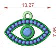 1.jpg Eye of Protection Pendant - 3D Printable Jewelry Model (Free)