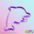 1042_cutter.png BABY DOLPHIN COOKIE CUTTER MOLD