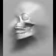 SkullMonster1.jpg Skull monster bas-relief STL file for CNC