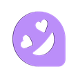 Valentine's_Coffee_Stencil_emoji.stl Plantilla para decorar el café San Valentín