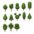 trees1-02.JPG Simplified miniature trees 3d print models
