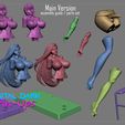 futa-makima-assemble-guide-2.jpg FUTA Makima Chainsaw Man NSFW version with Miniatures version COMBO PACK