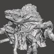 10.jpg BIOLLANTE - Godzilla Kaiju ARTICULATED head, jaw, tentacles, and snappers High-Poly for 3D printing