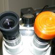 OneInstalled.jpg Dust cover for Microscope view finder