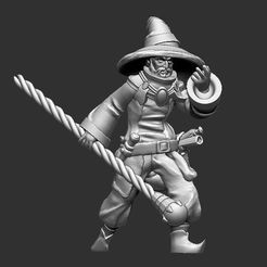 Image_1.png Free STL file Human male mage for fantasy d&d・3D printing model to download