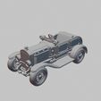 4-center.jpg Dachloser Jeep 3D-Modell | Realistische Fahrzeugszene | Cabrio-Design | 3D-Druckfertiges Objekt | Filmszenen-Requisite
