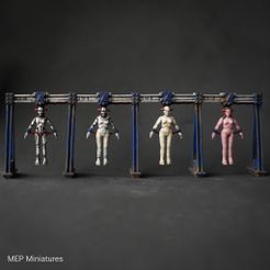 B10C-Maria-Production-Line.jpg STL file Robot Assembly Line - 28mm Miniatures・3D printer design to download