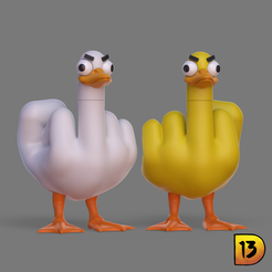 duck-you-01.png Fichier 3D MiniImprimé R002 - Canard Toi・Idée pour impression 3D à télécharger