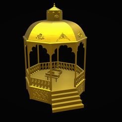 Project-Name-3.png STL file Apulian sound box - Gazebo (Cassa Armonica Feste in Puglia)・3D printable design to download