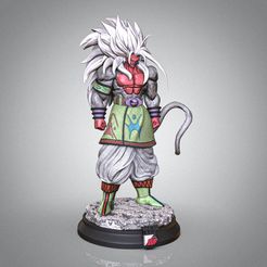Vo.jpg 3D file Tablos - Goku SsJ 5 タブロス・3D printing design to download
