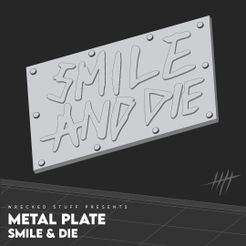 01.jpg Diorama metal plate - Smile & Die