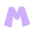 mario letter M.stl Super Mario Nintendo Switch Dock