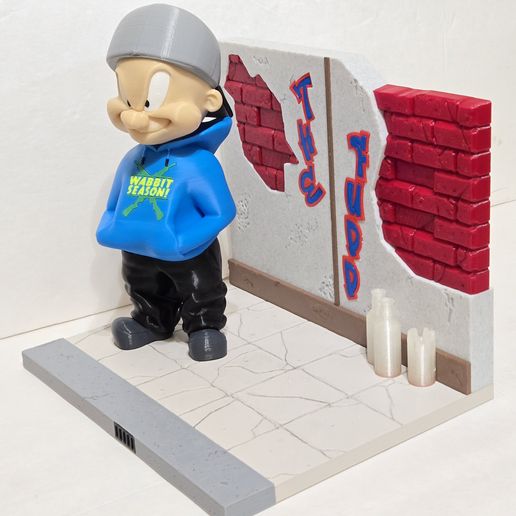 20250215_165102.jpg Elmer Fudd Urban Scene (Base Only)