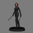 01.jpg Black Widow - Avengers Age of Ultron low poly 3d print