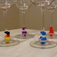 glasses_closeup_display_large.jpg Wine Glass Marker - Subtle, practical and stylish 3D printing talking point!