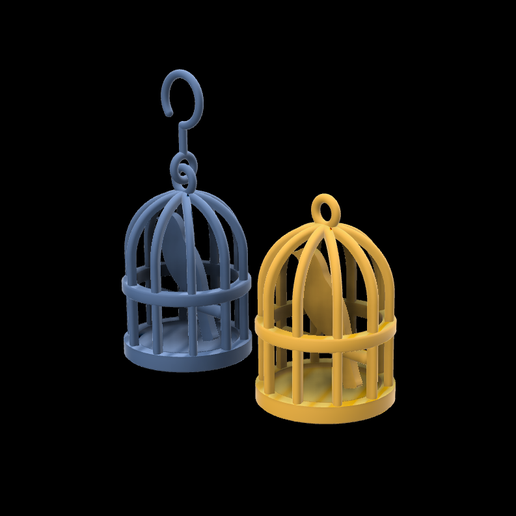 BIRDS EARRING 3D model
