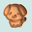 perrito-cabezon-cortador-estampa-3d.png big headed dog puppy stamp cookie cutter