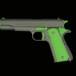 IMG_1231.jpg Archivo STL juguetes pistola 1911・Design para impresora 3D para descargar, zvc0430