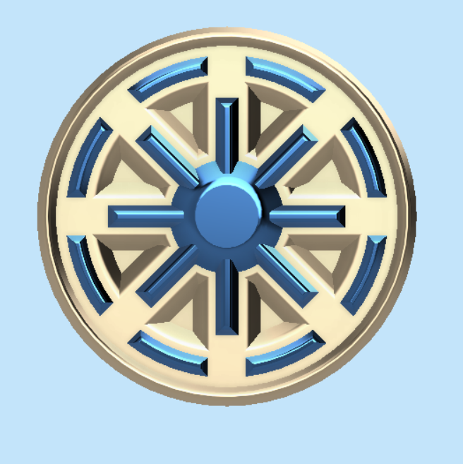 Galactic Republic Rondel Free STL file Galactic republic 2in1 pendant and badge・Object to ...