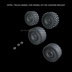 Nuevo-proyecto-2022-05-30T174013.032.png STL file SPTM / TRUCK WHEEL FOR MODEL KIT OR CUSTOM DIECAST・3D print design to download, ditomaso147