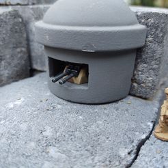 Tourelle de canon pour le camion jouet Matchbox MXT.