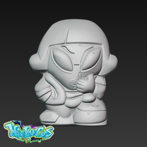 🎨 Naporion Hieloco 3D Nostalgia 90s coleccionable Modelo 3D