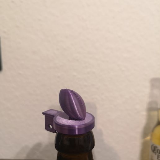 Bottle cap football 3D model