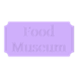 Food Museum.stl Fridge Sign/Plaque Food Museum Undertale