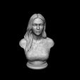 14.jpg Gigi Hadid portrait sculpture 3D print model