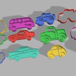 imagen_2022-03-15_003531.png STL-Datei Moldes auto día del padre (6 verschiedene Modelle) Ausstechform Auto für Vatertag・Design für den 3D-Druck zum Herunterladen, TeoremaMaker3D