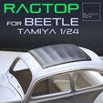 a1.jpg RAGTOP Sunroof for Beetle Tamiya 1-24 Modelkit