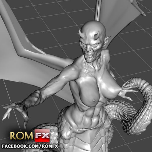 Demonia impressao19.jpg Figure effrayante Demonia à imprimer