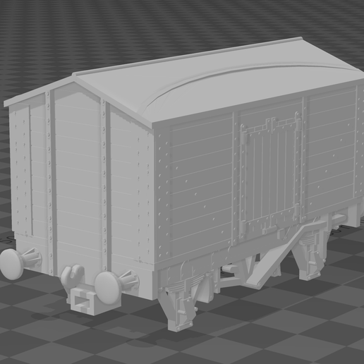 🧂 HO/OO TTTE Salt Van NEM・ STL File for 3D printing・Cults